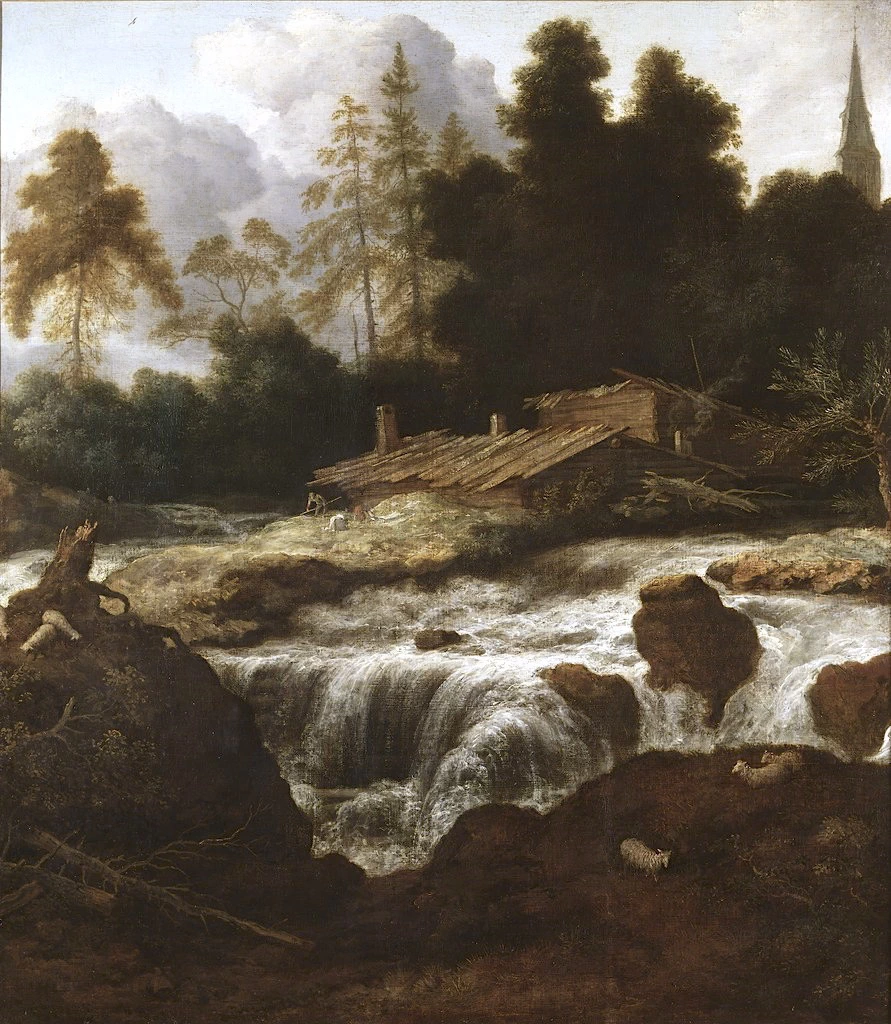 Paesaggio con cascate - Nationalmuseum, Stockholm